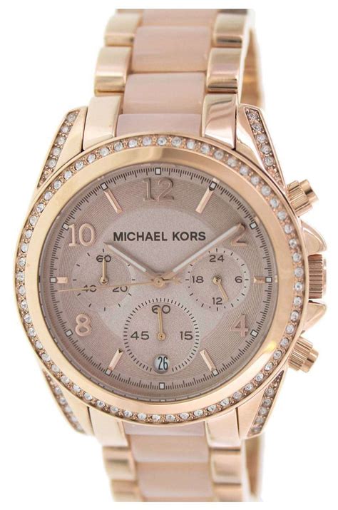 open back of michael kors watch.